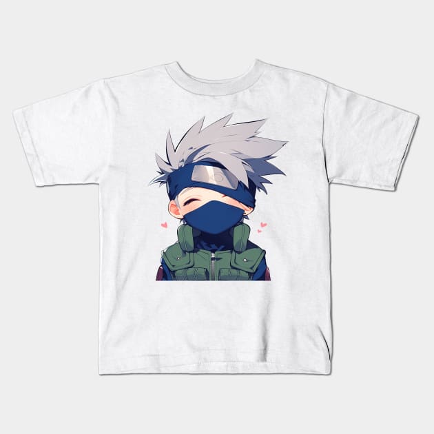 kakashi Kids T-Shirt by boxermaniac